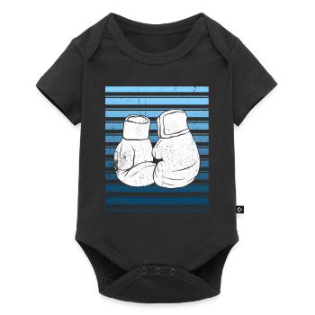 Kickboxen Kickboxer Kickboxing - Baby Premium short-sleeve bodysuit - black - Front
