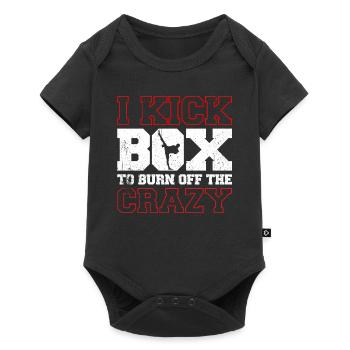 Kickboxen Kickboxer Kickboxing - Baby Premium short-sleeve bodysuit - black - Front