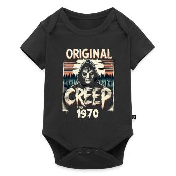 Vintage Creep depuis 1970 - anniversaire d’horreur rétro - Body à manches courtes Premium Bébé - noir - Devant