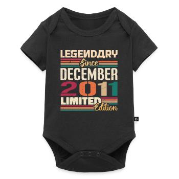 Légendaire depuis décembre 2011 Millésime décembre 2011 - Body à manches courtes Premium Bébé - noir - Devant
