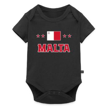 Malta - Baby Premium short-sleeve bodysuit - black - Front