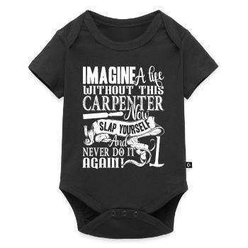Carpenter Life Without Carpenter - Baby Premium short-sleeve bodysuit - black - Front