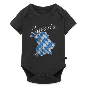 Bayern - Baby Premium Kurzarmbody - Schwarz - Vorne