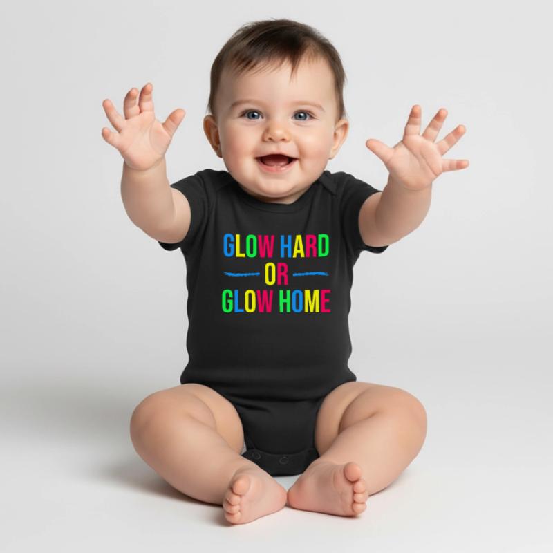 Strahle stark oder strahle daheim Baby Premium Kurzarmbody