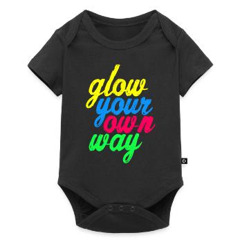 Shine Your Way - Colorful Fun - Baby Premium short-sleeve bodysuit - black - Front