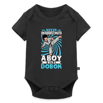 Never Underestimate the Boy in the Dobok - Tang so Do - Baby Premium short-sleeve bodysuit - black - Front