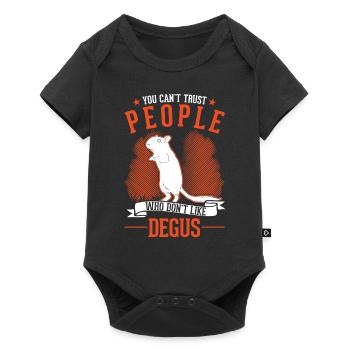Degu Gift Shrub Rat Forest Degu - Baby Premium short-sleeve bodysuit - black - Front