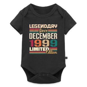 Legendary since December 1999 Vintage December 1999 - Baby Premium short-sleeve bodysuit - black - Front