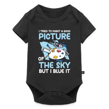 Good Picture Of The Sky But I Blue It - Baby Premium Kurzarmbody - Schwarz - Vorne