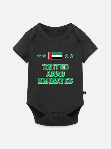 Vereinigte Arabische Emirate - Baby Premium Kurzarmbody - Schwarz