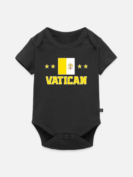 Vatican - Baby Premium short-sleeve bodysuit - black