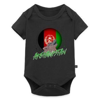 Afghanistan - Baby Premium Kurzarmbody - Schwarz - Vorne