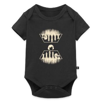 Queen's Gambit Chess Player Pieces Pieces Board - Baby Premium short-sleeve bodysuit - black - Front