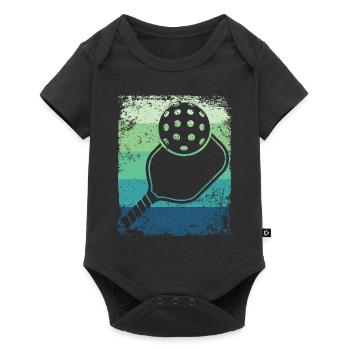 Équipe de pickleball rétro du Wiffleball Club - Body à manches courtes Premium Bébé - noir - Devant