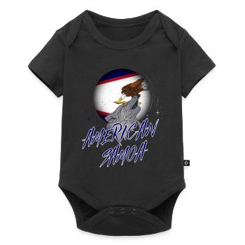 American Samoa - Baby Premium short-sleeve bodysuit - black - Front