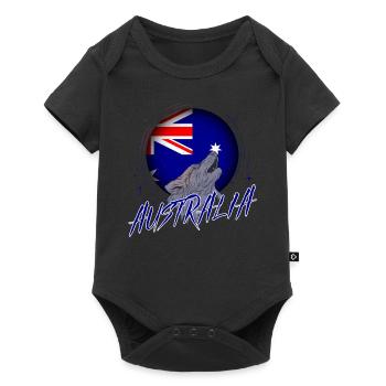 Australia - Baby Premium short-sleeve bodysuit - black - Front