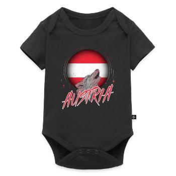 Austria - Baby Premium short-sleeve bodysuit - black - Front