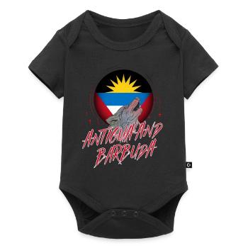 Antigua and Barbuda - Baby Premium short-sleeve bodysuit - black - Front