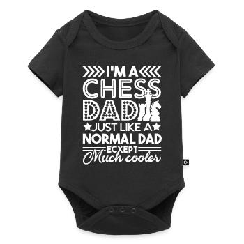 Chess Chess Dad Cooler - Baby Premium short-sleeve bodysuit - black - Front