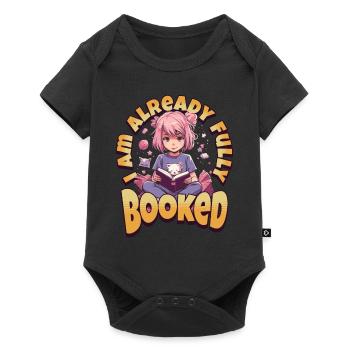 Fully Booked - Kawaii Anime Girl for Bookworms - Baby Premium short-sleeve bodysuit - black - Front