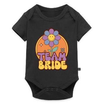 Groovy Bride Bachelorette Bridal Shower - Body à manches courtes Premium Bébé - noir - Devant