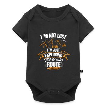 I Am Not Lost I Am Just Exploring the Scenic Route - Baby Premium short-sleeve bodysuit - black - Front