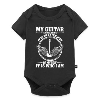 Ma guitare n’est pas une chose. Il s’agit d’un - Body à manches courtes Premium Bébé - noir - Devant