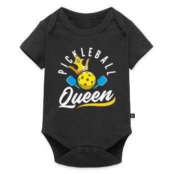 Funny Pickleball Gift - Baby Premium short-sleeve bodysuit - black - Front