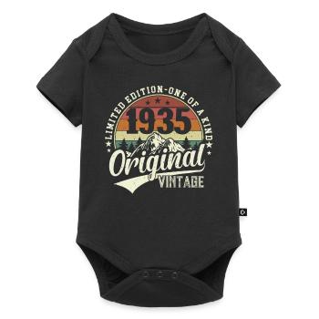 Légendaire 89e anniversaire 1935 - Body à manches courtes Premium Bébé - noir - Devant