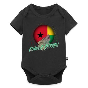 Guinea Bissau - Baby Premium short-sleeve bodysuit - black - Front