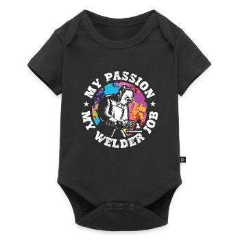 Welder My Passion My Welder Job Metalwork Welders - Baby Premium short-sleeve bodysuit - black - Front