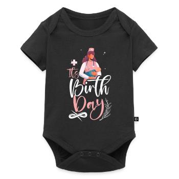 LD Labour And Delivery Nurse - Baby Premium short-sleeve bodysuit - black - Front