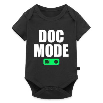 Doc Mode On - Medical Humor Hospital Doctor - Baby Premium short-sleeve bodysuit - black - Front