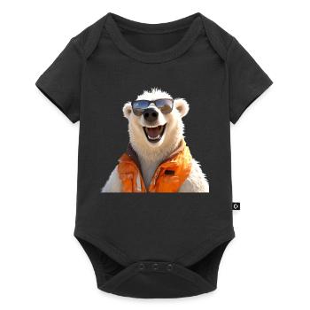 Polar Bear with Sunglasses Bears Love Cute Polar Bears - Baby Premium short-sleeve bodysuit - black - Front