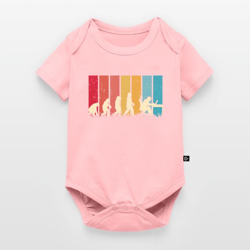 Informatiker Evolution Programmierer Nerd Baby Premium Kurzarmbody