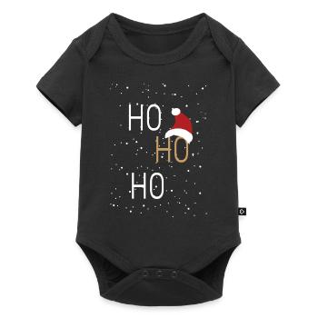 Noël Ho Ho Ho - Body à manches courtes Premium Bébé - noir - Devant