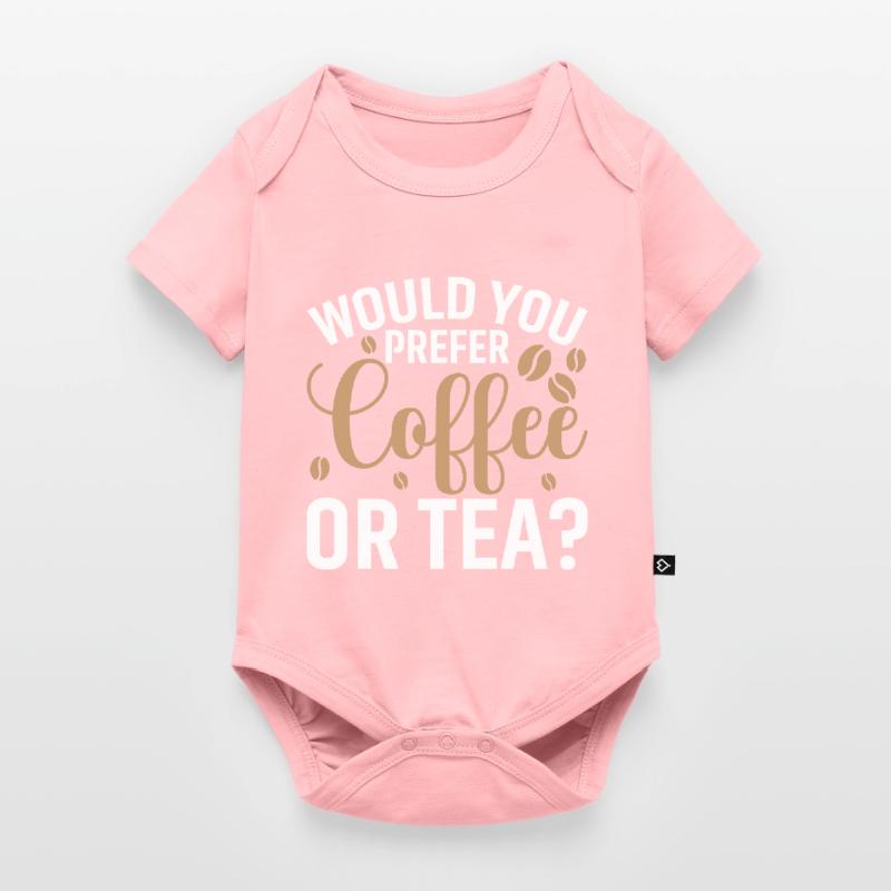 Bevorzugen Sie Kaffee Oder Tee? Baby Premium Kurzarmbody