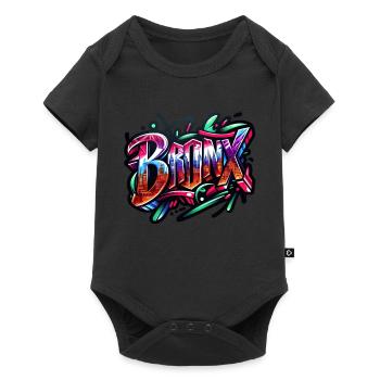 Bronx New York Graffiti - Body à manches courtes Premium Bébé - noir - Devant