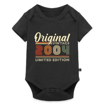 Vintage 2004 Jahrgang Geburtstag Retro Geschenk - Body à manches courtes Premium Bébé - noir - Devant