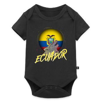 Équateur - Body à manches courtes Premium Bébé - noir - Devant