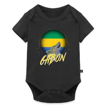Gabon - Body à manches courtes Premium Bébé - noir - Devant