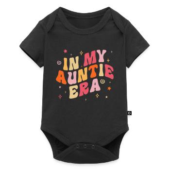 À l’ère de ma tante Groovy Mère - Body à manches courtes Premium Bébé - noir - Devant