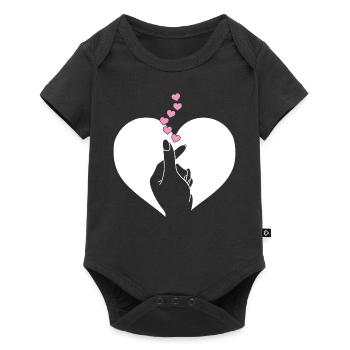 K-Pop Fan Gift Korean Pop Music - Baby Premium short-sleeve bodysuit - black - Front
