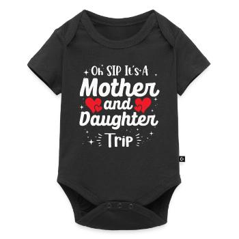 Mother daughter trip 2024 - Baby Premium short-sleeve bodysuit - black - Front