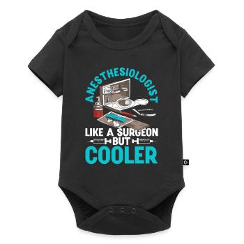 Anesthesiologist Anesthesiology - Baby Premium short-sleeve bodysuit - black - Front