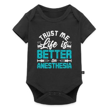 Anesthésiologie Anesthésiste - Body à manches courtes Premium Bébé - noir - Devant