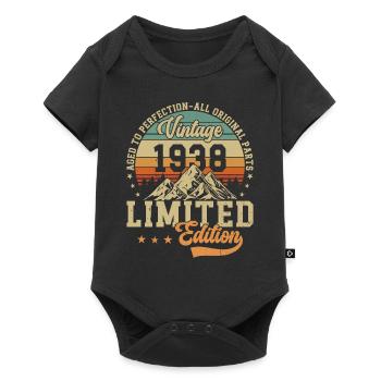 Légendaire 86e anniversaire Millésime 1938 - Body à manches courtes Premium Bébé - noir - Devant
