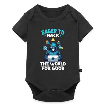 Analyste en piratage éthique Cybersécurité éthique - Body à manches courtes Premium Bébé - noir - Devant