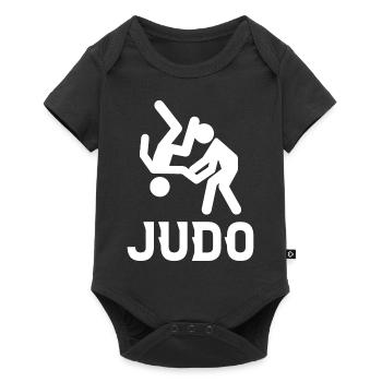 Judo - Body à manches courtes Premium Bébé - noir - Devant