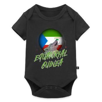 Guinée équatoriale - Body à manches courtes Premium Bébé - noir - Devant